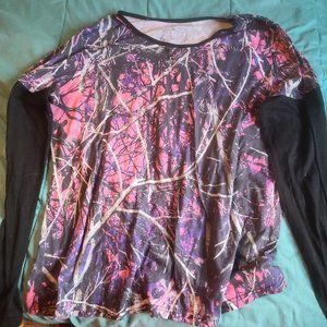 Moon Shine Camo Shirt Sz XXXL